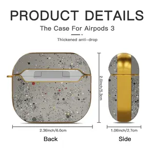 Cosmic Chaos Airpods 3 Case (Hard Shell, Golden)