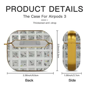 Untitled (Slw4) Airpods 3 Case (Hard Shell, Golden)