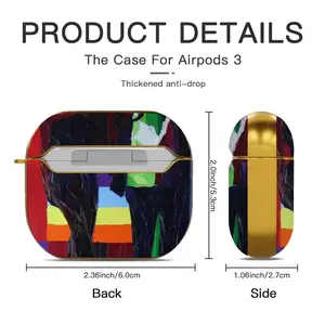 Angelina Jolie Airpods 3 Case (Hard Shell, Golden)