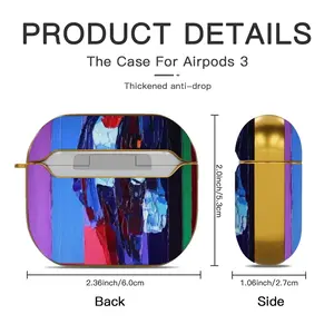 Colette Elghozi Founder Airpods 3 Case (Hard Shell, Golden)