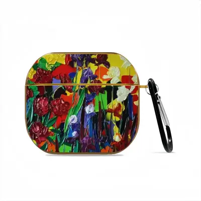 Irises And Peonies The Painter Garden Airpods 3 Case (Hard Shell, Golden)