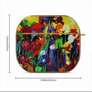 Irises And Peonies The Painter Garden Airpods 3 Case (Hard Shell, Golden)