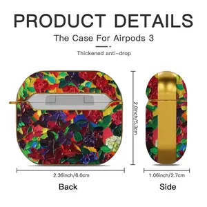 Clematis And Roses Ballinspittle Airpods 3 Case (Hard Shell, Golden)