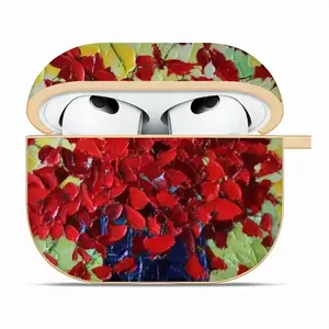 French Poppies Airpods 3 Case (Hard Shell, Golden)