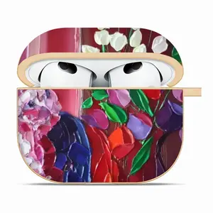 Cat And Vase Airpods 3 Case (Hard Shell, Golden)