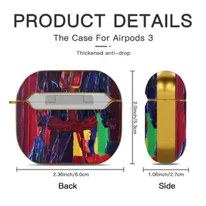 The College Girl Airpods 3 Case (Hard Shell, Golden)