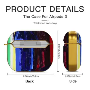 The Man In A Robe Airpods 3 Case (Hard Shell, Golden)