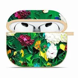 Anne Groves Garden Airpods 3 Case (Hard Shell, Golden)