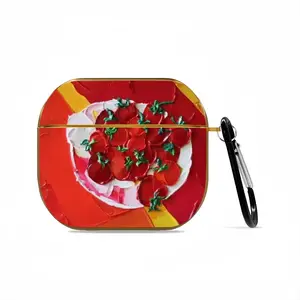 Cherry Tomatoes Airpods 3 Case (Hard Shell, Golden)