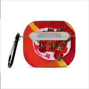 Cherry Tomatoes Airpods 3 Case (Hard Shell, Golden)