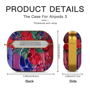 The Pleasure Of Flowers S Airpods 3 Case (Hard Shell, Golden)