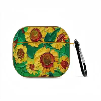 The Pleasure Of Flowers J Airpods 3 Case (Hard Shell, Golden)