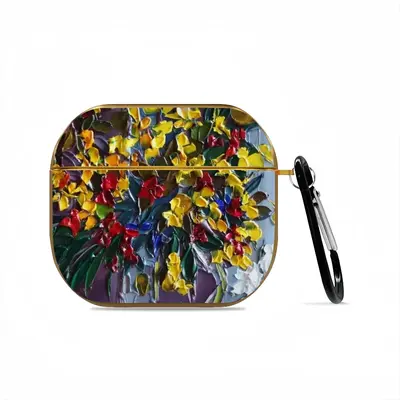 The Pleasure Of Flowers K Airpods 3 Case (Hard Shell, Golden)