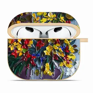 The Pleasure Of Flowers K Airpods 3 Case (Hard Shell, Golden)