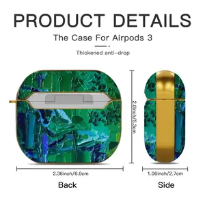 Robert Tea Time Rest Airpods 3 Case (Hard Shell, Golden)