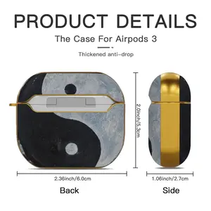 Ying Yang Bang Bang Airpods 3 Case (Hard Shell, Golden)