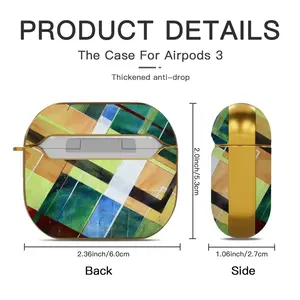 Lineal Regression Aggression Airpods 3 Case (Hard Shell, Golden)