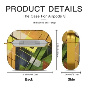 Zebra Zombies Zap Zimbabwe Zeitgast Airpods 3 Case (Hard Shell, Golden)