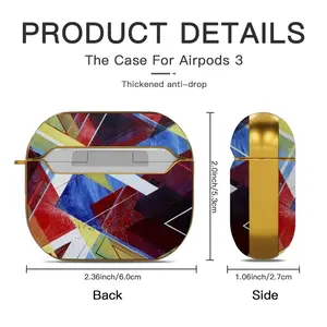 Accidental Atomic Aloha Airpods 3 Case (Hard Shell, Golden)