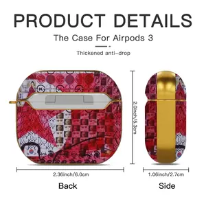 Da Worm And Nuke Kid On The Block Airpods 3 Case (Hard Shell, Golden)