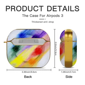 Colorate 07 Airpods 3 Case (Hard Shell, Golden)