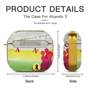 Tango 1 - On The Knife Edge Airpods 3 Case (Hard Shell, Golden)