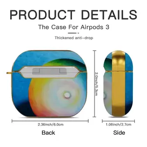 Planet Picture 02 (Goethe) Airpods 3 Case (Hard Shell, Golden)