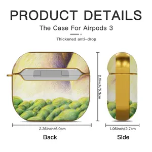 Landscape With Massive Rocks Airpods 3 Case (Hard Shell, Golden)