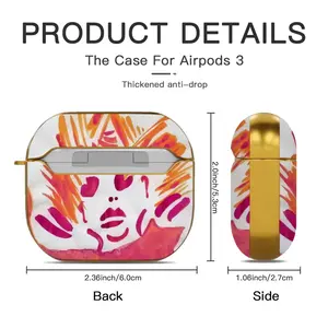 Miz Really Garish Airpods 3 Case (Hard Shell, Golden)