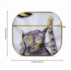 Cat Or Cat At Night Airpods 3 Case (Hard Shell, Golden)