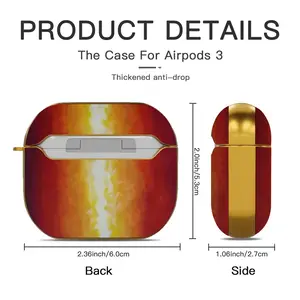 Nuclear Glazes Airpods 3 Case (Hard Shell, Golden)