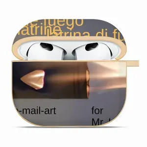 E-Mail Art Airpods 3 Case (Hard Shell, Golden)