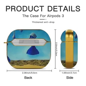 Nubian Heroines Airpods 3 Case (Hard Shell, Golden)