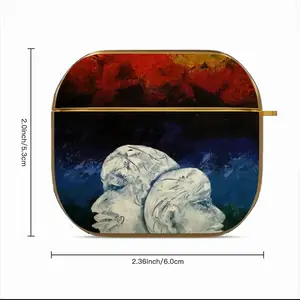 Two Heads And Spectral Landscape (Preliminary Stage) Airpods 3 Case (Hard Shell, Golden)