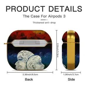 Two Heads And Spectral Landscape (Preliminary Stage) Airpods 3 Case (Hard Shell, Golden)