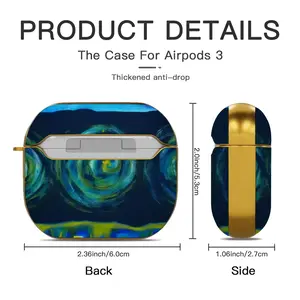 Greek Turbula Airpods 3 Case (Hard Shell, Golden)