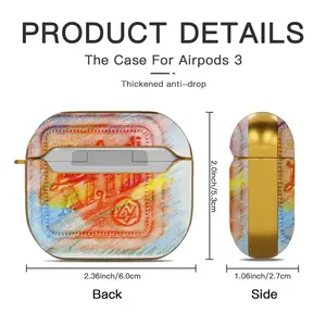 Sunrise Airpods 3 Case (Hard Shell, Golden)