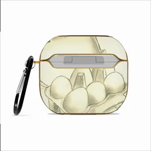 6 Eier Im Karton Six Eggs In The Cardboard Airpods 3 Case (Hard Shell, Golden)