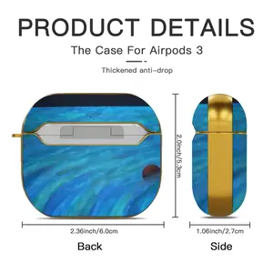 Red Ball Airpods 3 Case (Hard Shell, Golden)