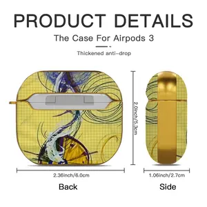 The Death Of Barbara Airpods 3 Case (Hard Shell, Golden)