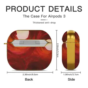 Pluto Transit Airpods 3 Case (Hard Shell, Golden)