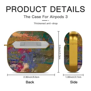 The End Of Dada Airpods 3 Case (Hard Shell, Golden)