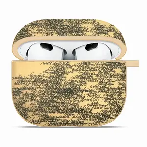 Words Of Numbers Airpods 3 Case (Hard Shell, Golden)