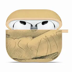 Half Nude Couching Airpods 3 Case (Hard Shell, Golden)