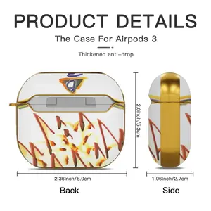 Calendar Page Airpods 3 Case (Hard Shell, Golden)