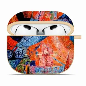 Kingfisher Airpods 3 Case (Hard Shell, Golden)