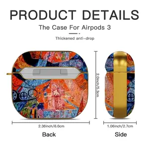 Kingfisher Airpods 3 Case (Hard Shell, Golden)