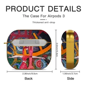 Caryatids Airpods 3 Case (Hard Shell, Golden)