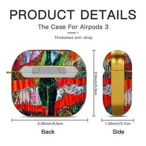 Petantala Non Mortale Airpods 3 Case (Hard Shell, Golden)