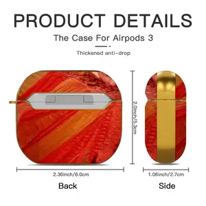 Princess Fox Fragment F Airpods 3 Case (Hard Shell, Golden)